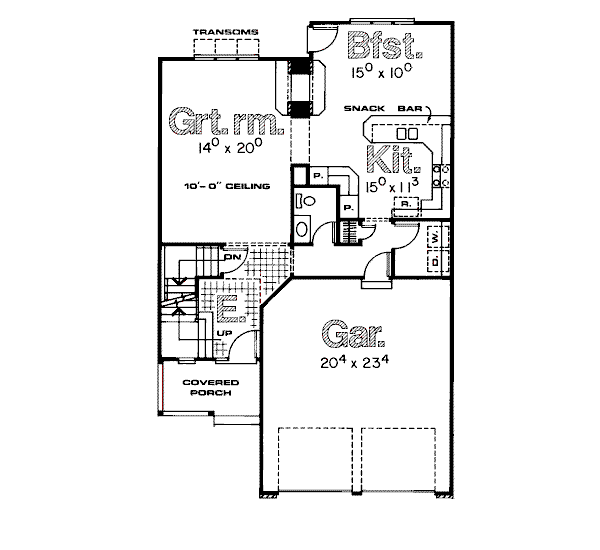 main floor house blueprint