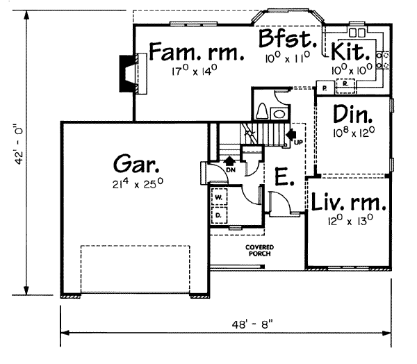 main floor house blueprint
