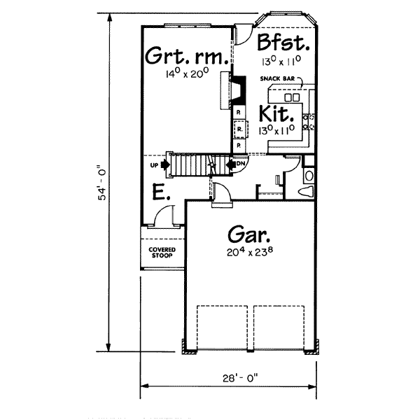 main floor house blueprint