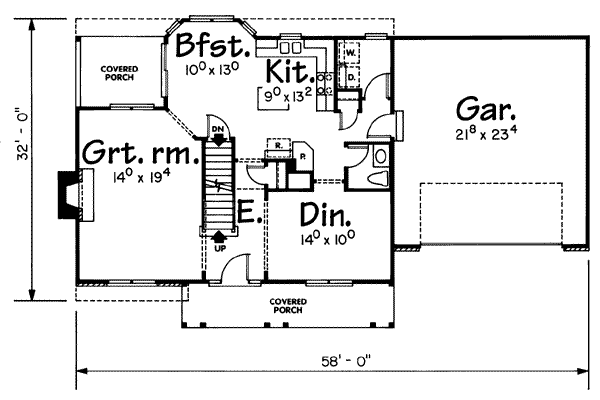 main floor house blueprint