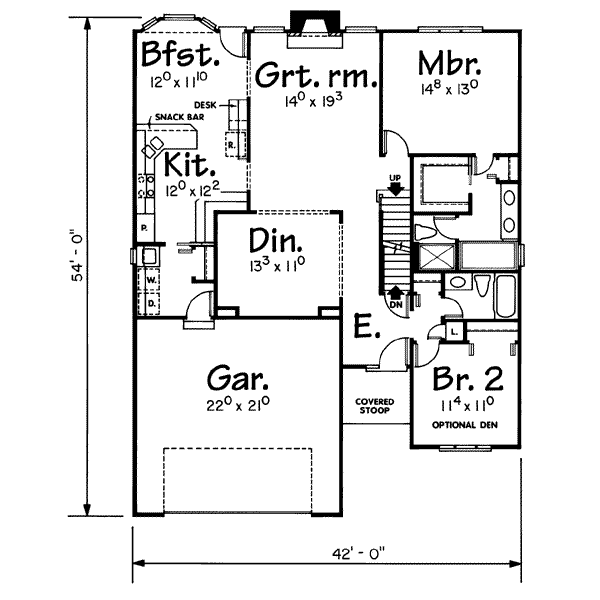 main floor house blueprint