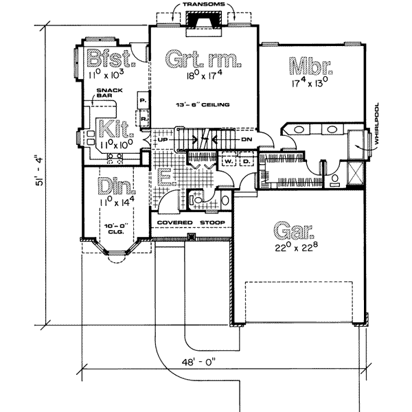 main floor house blueprint