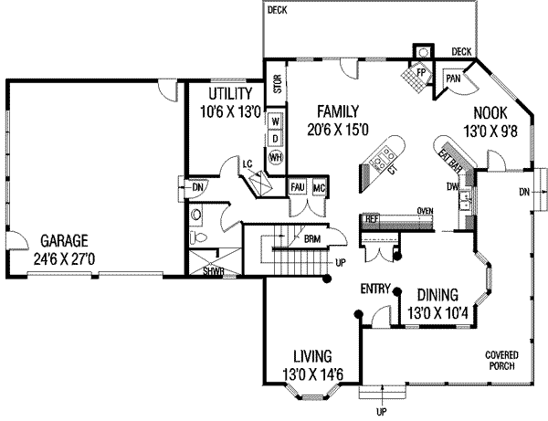 main floor house blueprint