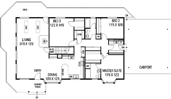 main floor house blueprint