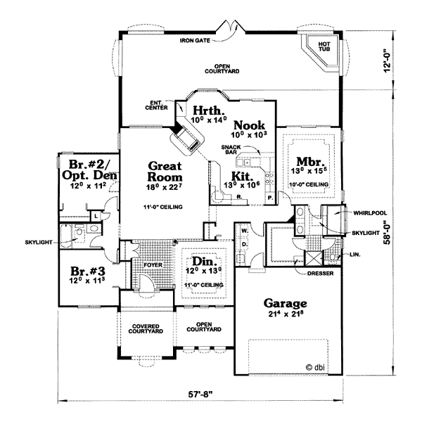 main floor house blueprint