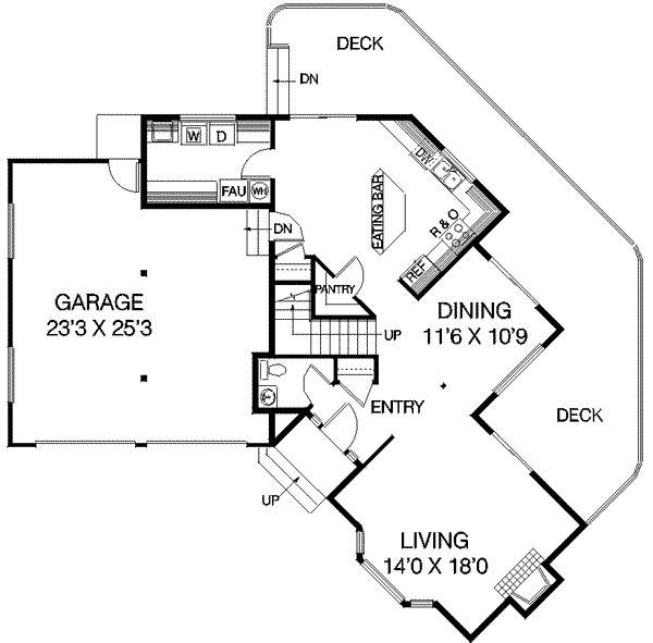 main floor house blueprint