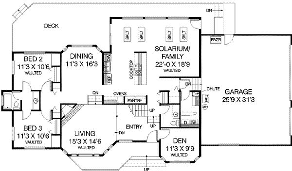 main floor house blueprint