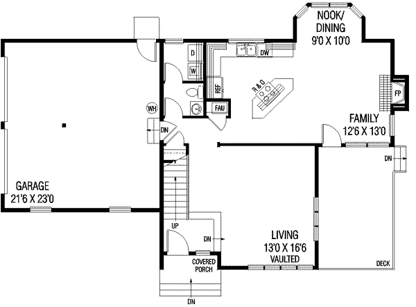 main floor house blueprint