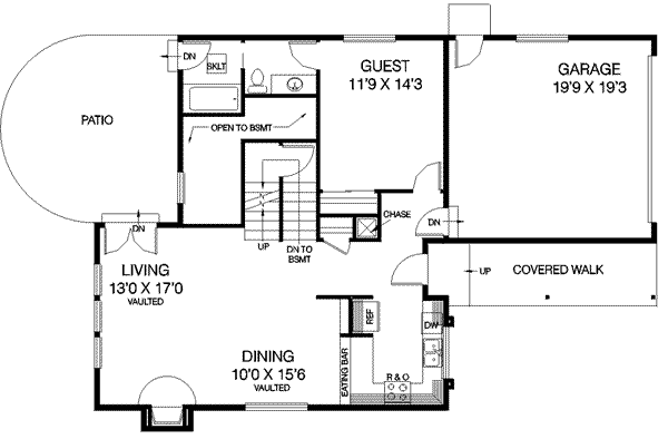 main floor house blueprint