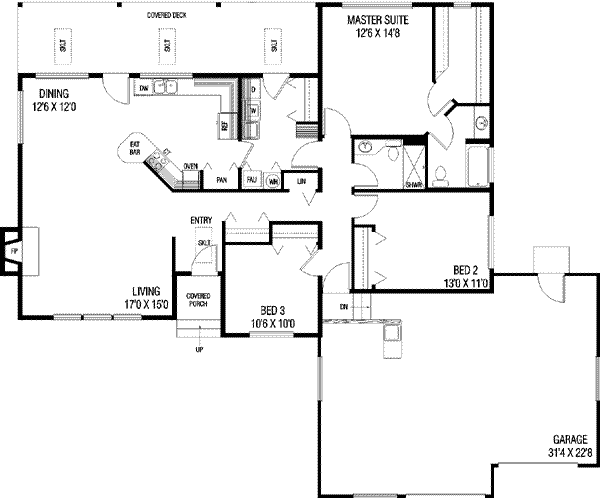 main floor house blueprint