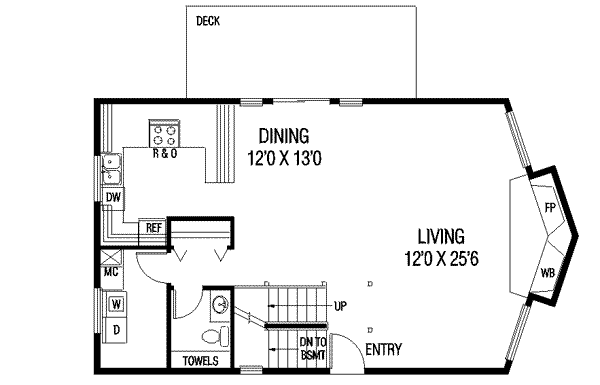 main floor house blueprint