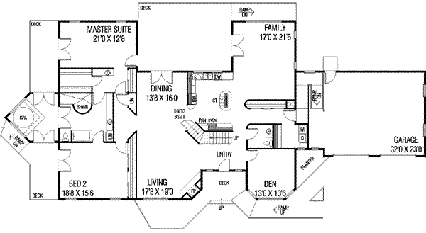 main floor house blueprint