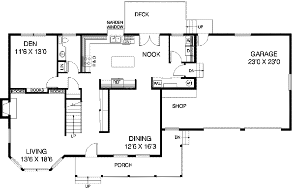 main floor house blueprint