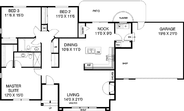 main floor house blueprint