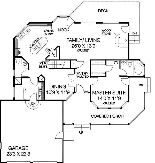 main floor house blueprint
