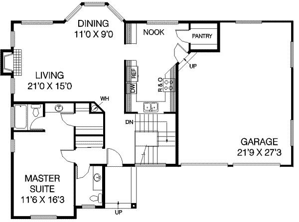 main floor house blueprint