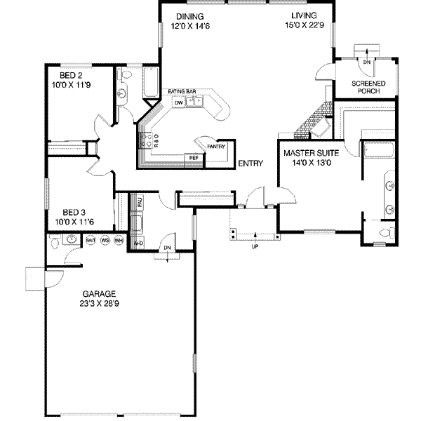 main floor house blueprint