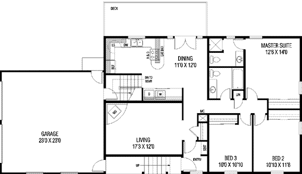 main floor house blueprint