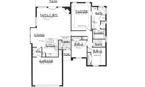 main floor house blueprint