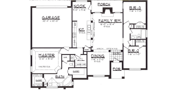 main floor house blueprint