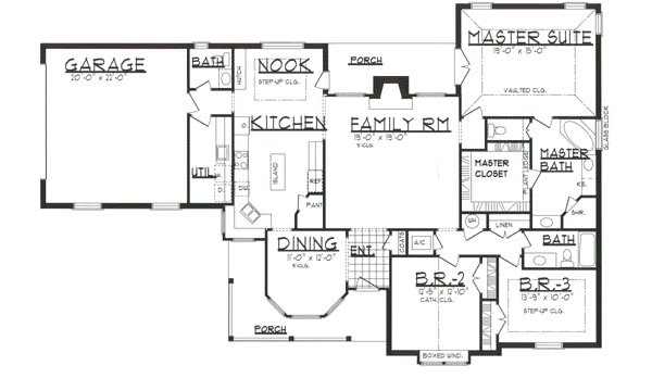 main floor house blueprint