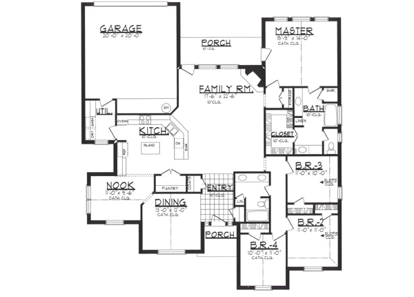 main floor house blueprint