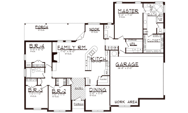 main floor house blueprint