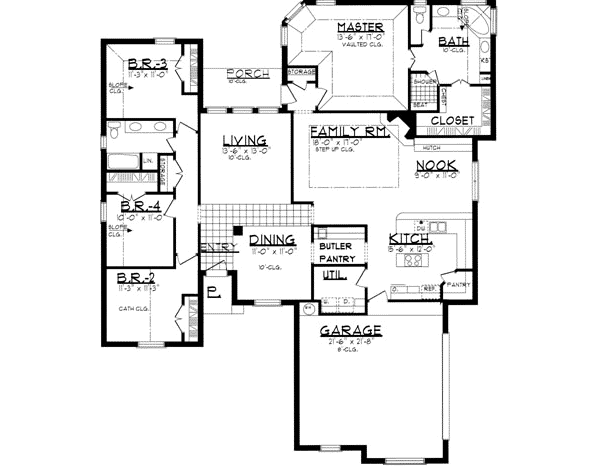 main floor house blueprint