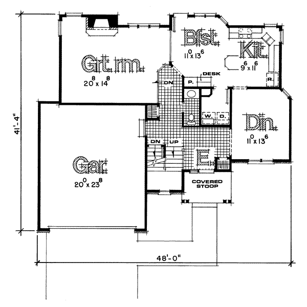 main floor house blueprint