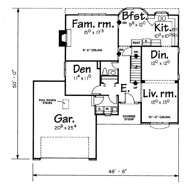 main floor house blueprint