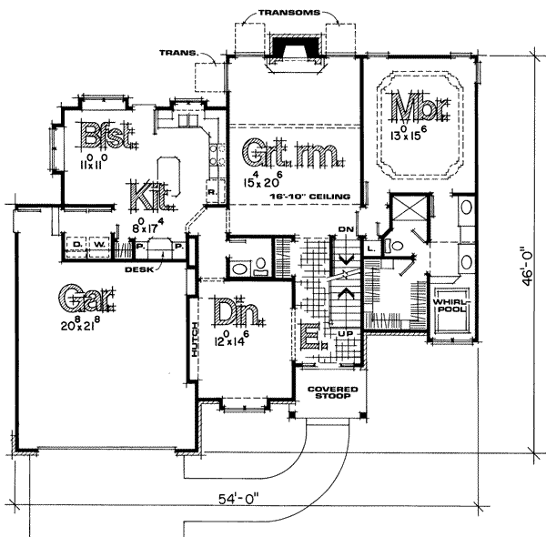 main floor house blueprint