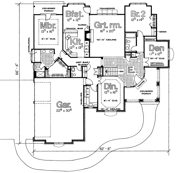 main floor house blueprint