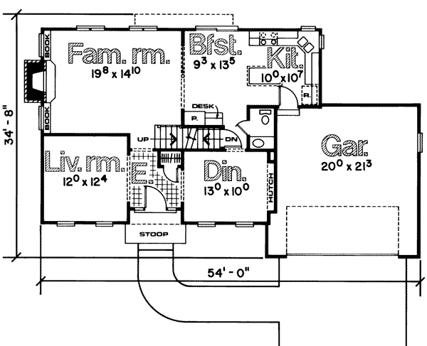 main floor house blueprint