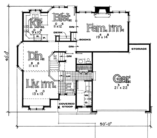 main floor house blueprint