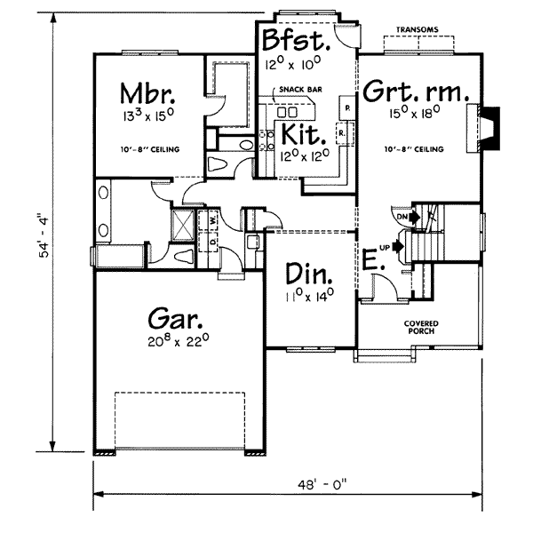 main floor house blueprint