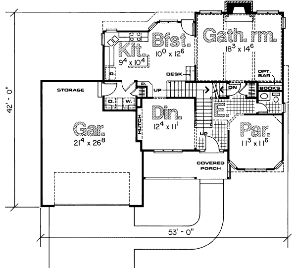 main floor house blueprint