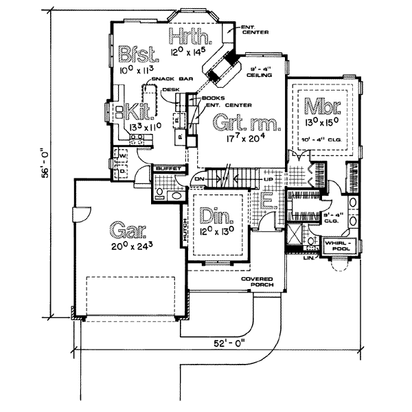 main floor house blueprint