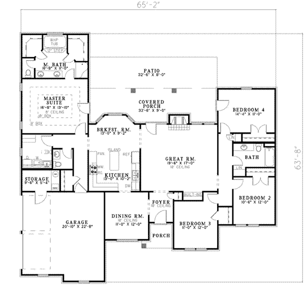 main floor house blueprint