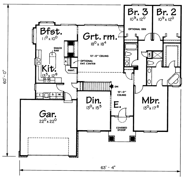 main floor house blueprint