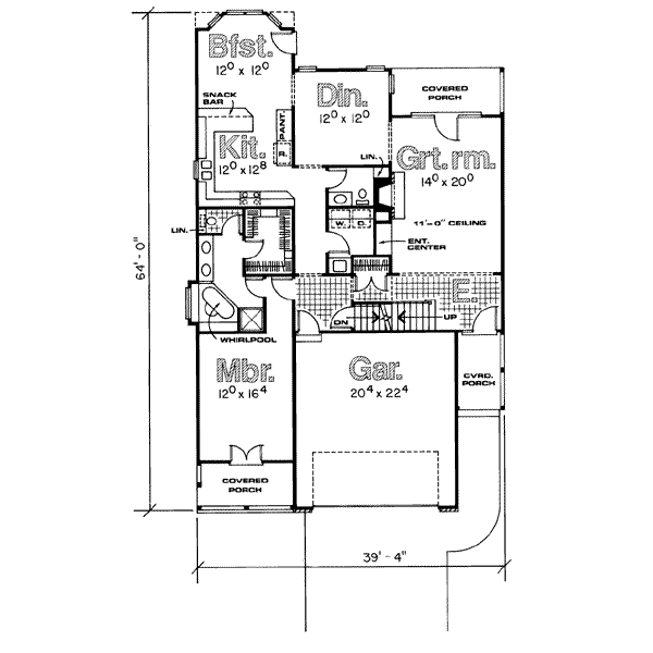 main floor house blueprint