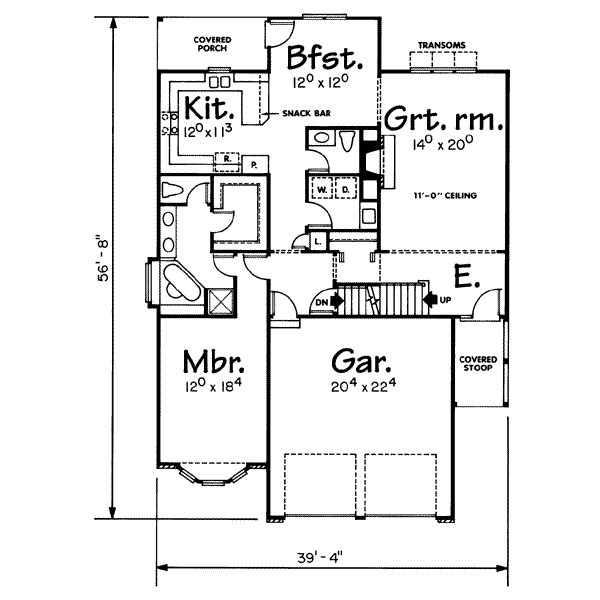 main floor house blueprint