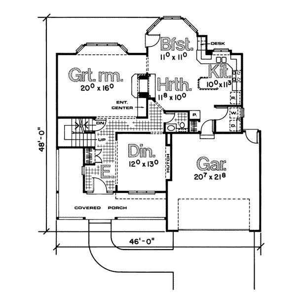 main floor house blueprint