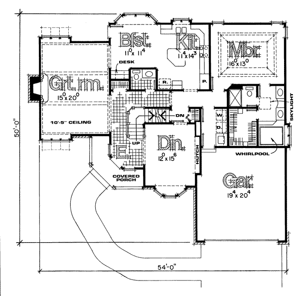 main floor house blueprint