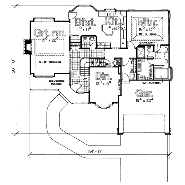 main floor house blueprint