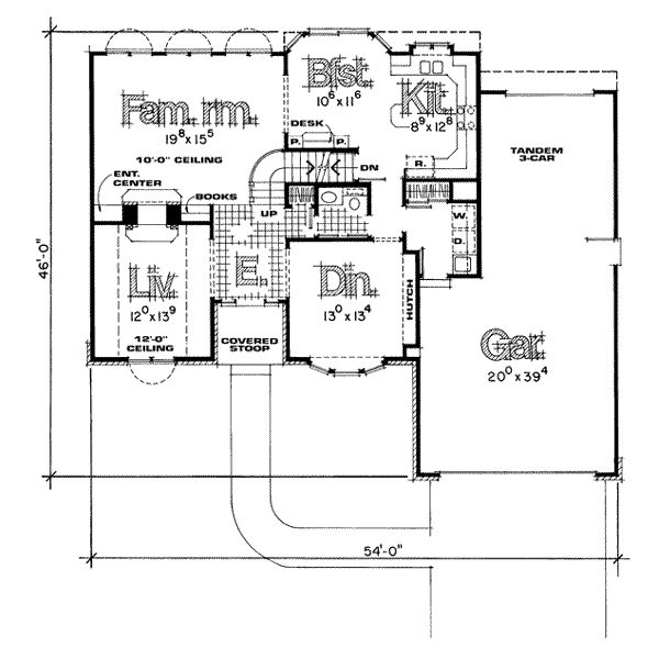 main floor house blueprint