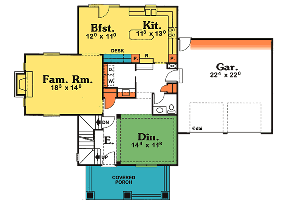 main floor house blueprint
