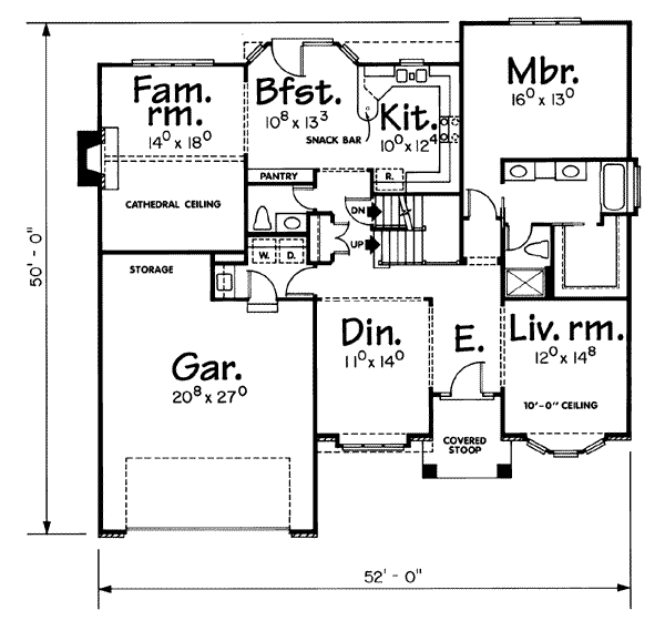 main floor house blueprint