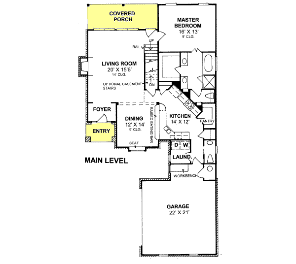 main floor house blueprint