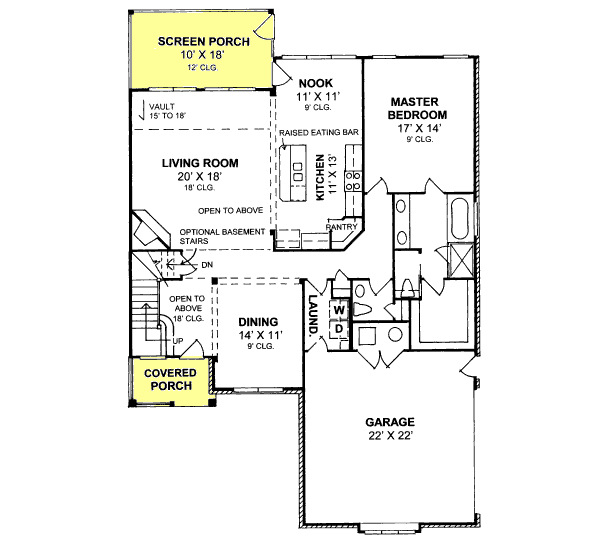 main floor house blueprint