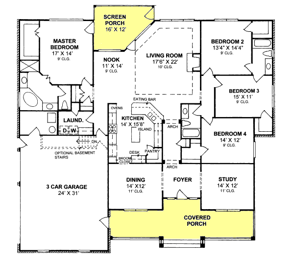 main floor house blueprint